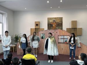 Divadelní představení - o sv. Mikuláši - 9. třída