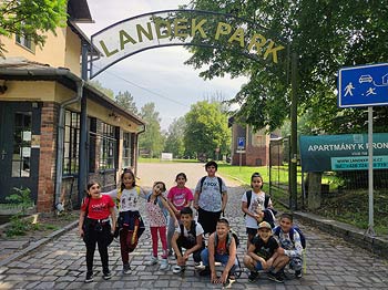 Žáci 2.A hledali Landecký poklad