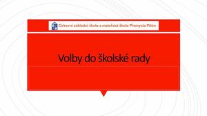 Vyhlášení doplňovacích voleb do školské rady