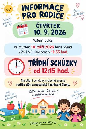 Celoškolní třídní schůzky