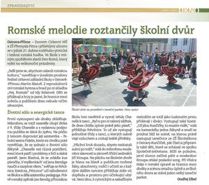 Rómské melodie roztančily školní dvůr