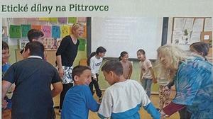 Etické dílny na naší škole v časopise OKNO